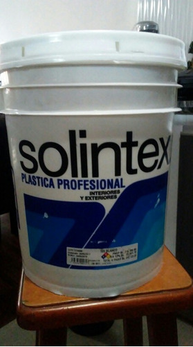 Pintura Solintex Caucho Blanco Cuñete De 4 Gal