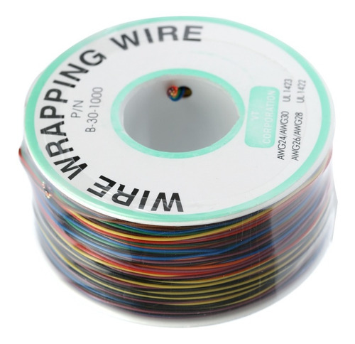 Wire Wrapping Rollo 250 Mts 8 Colores Cable Alambre Soldar  