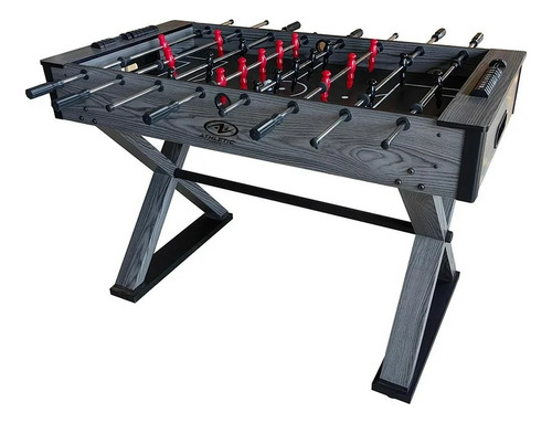 Mesa De Futbolito 22 Jugadores Sports Works Mesa De Futbolito Gris Oscuro