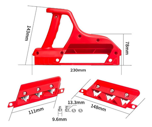 Plantboard Edger, Ferramenta De Mão Em Madeira, 45 ° 60 °