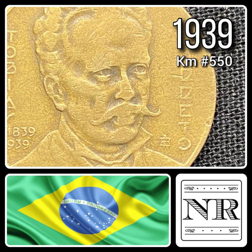Brasil - 1000 Reis - Año 1939 - Km #550 - Tobias Barreto