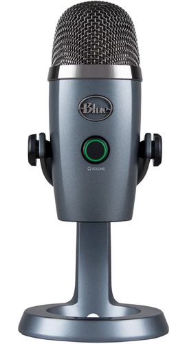 Microfono Condensador Blue Yeti Nano Gris Streamer Podcast F