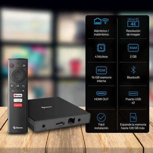 Imagen 4 de 12 de Convertidor Smart Tv Google Tv Box