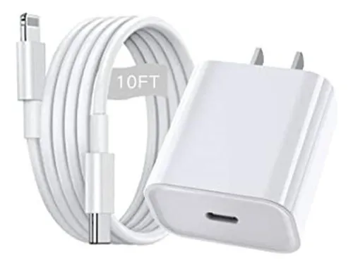 comprar Cargador Rápido Para iPhone Certificado Apple Mfi Cable