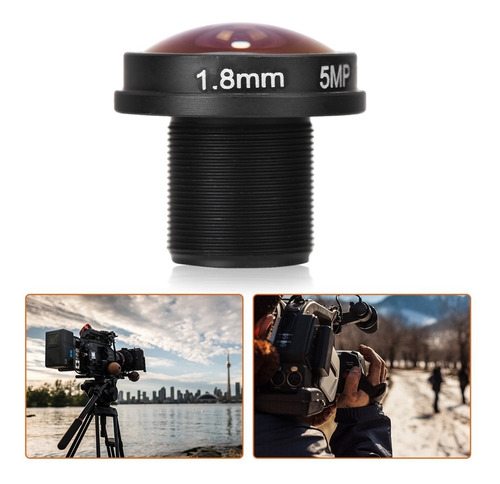 Nueva Junta 1.8mm 180° Lente Hd 5mp Ojo De Pez Ver Cctv Wide