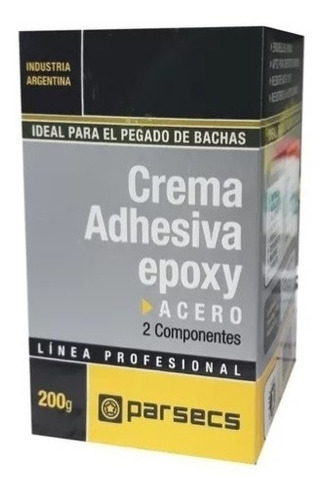Crema Adhesiva Epoxy Acero Parsecs X 200 G.
