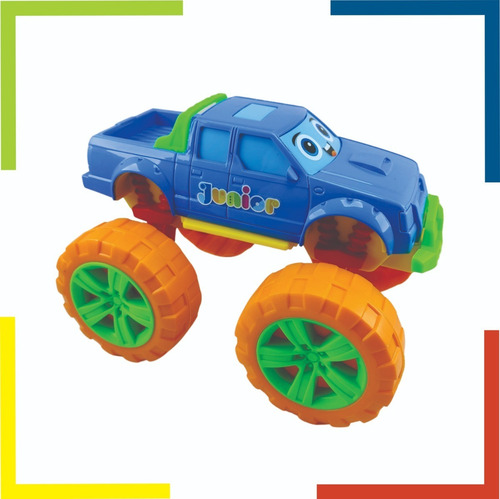 Imagem 9 de 10 de Coleção Brinquedos Carrinhos Pickup Trilha Aventura Infantil