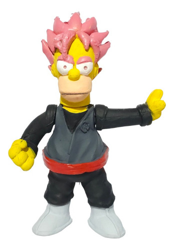 Figura Juguete Los Simpson Parodia Homero Goku Black Dragon