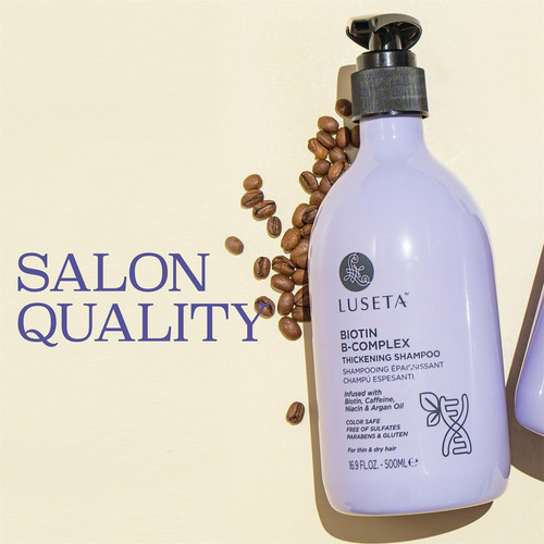 Shampoo Espessante Luseta Biotin B-complex Para Crescimento