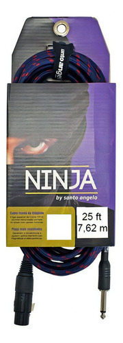 Cabo Microfone Santo Angelo Ninja Tx Hg Xlr 7,62 Mts Cb0411