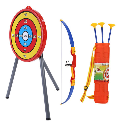 Pistola De Tiro Con Arco Para Niños, Juego De Flechas Blanda