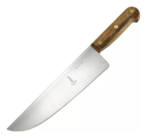 Cuchillo Eskilstuna 398 Hoja 27,5cm Acero Carbono Cabo Mader