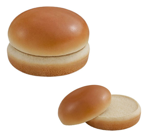 Pão Para Hambúrguer Tipo Brioche Caixa Com 6 Pacotes Com 6un