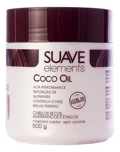 Banho De Creme Coco Oil Suave Fragrance Brilho Perfeito
