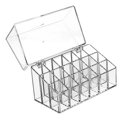 // Porta Batom Organizador De Maquiagem 18 Compartimentos