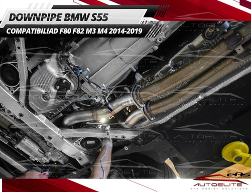 Imagen 5 de 10 de Downpipe Bmw 2/3/4 S55 F80 F82 M3 M4 2014-2019 Acd Performan