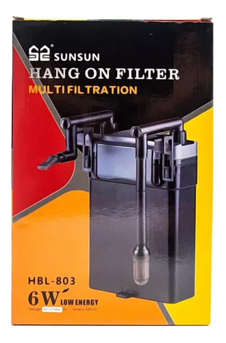 Filtro Externo Hangon Sunsun Hbl-803 500l/h P/ Aquário