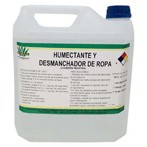 Humectante Y Desmanchador De Ropa Concentrado 5 Litros