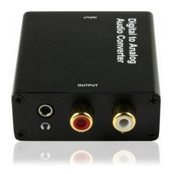 Conversor Audio Digital A Análogo Auricular C/ Cable Óptico