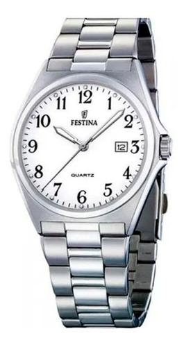 Reloj Festina De Acero Plateado Para Hombre F163741 Ss