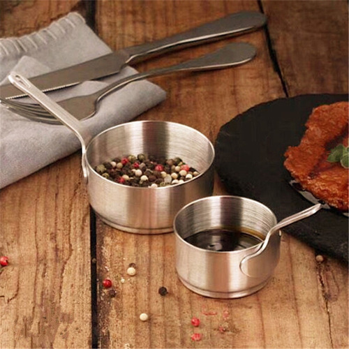 Li Panela De Aço Inoxidável De 2 Peças 50ml, 100ml