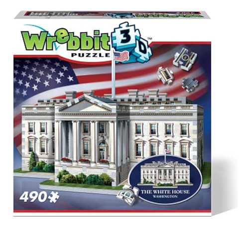 Wrebbit 3d La Casa Blanca - Rompecabezas 3d (490 Piezas) (w3