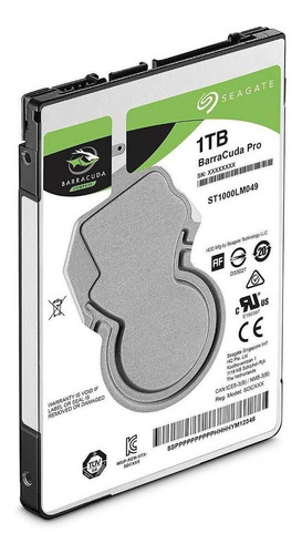Imagen 2 de 3 de Disco duro interno Seagate Barracuda Pro ST1000LM049 1TB
