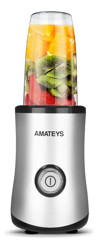 Licuadora Personal Amateys Con Botón, Licuadora De Cocina Pr