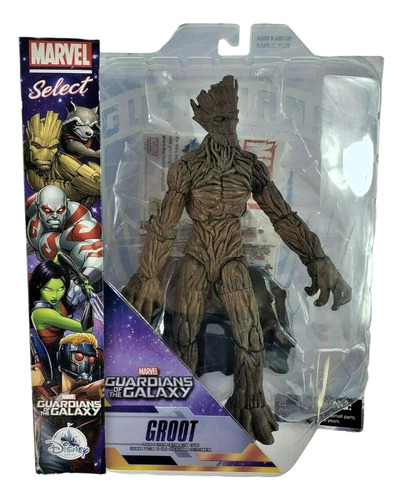 Marvel Select Disney Store Figura Exclusiva De Groot 38 Cm!