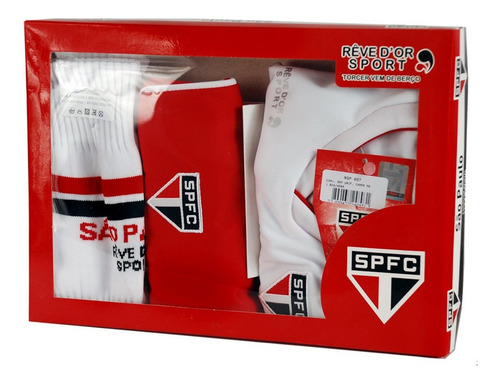 Conjunto Infantil Uniforme Camisa Shorts Meião Campo Oficial