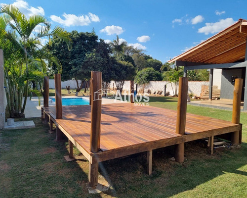 Imagem 13 de 24 de Chácara Com 1.000m², 2 Dormitórios, Wc. Social, Sala, Cozinha Gourmet, Piscina, Poço, Água Encanada, Portão Eletronico. Excelente Localização. - Ch00304 - 69879571