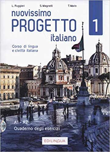 Livro Fisico -  Nuovissimo Progetto Italiano 1 Quaderno Degli Esercizi +cd