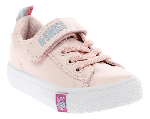 Tenis K-swiss Para Niña Casuales Antiderrapante Color Rosa