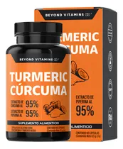 Comprar Turmeric Cúrcuma Con Extracto De Raíz De Cúrcuma Estandarizada Al 95% Y Pimienta Negra Al 95% - Curcumina - 95% De Curcuminoides - Suplemento Alimenticio - 60 Cápsulas