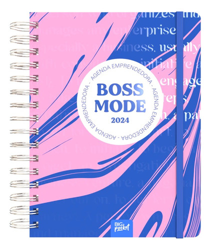 Agenda Emprendedora 2024 Boss Mode Cuaderno Organizador Sema
