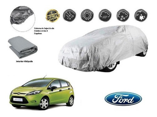 Lona Cubreauto Afelpada Premium Ford Fiesta Hb 2011 A 2013