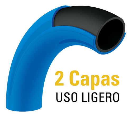 Manguera 10 M 1/2' Conexiones Plásticas Pretul 25031