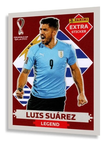Pacote De Figurinhas Luis Suárez Album Copa Do Mundo 2022 Qatar Copa Do Mundo 2022 Album Figurinhas Copa Do Mundo Qatar 2022 Panini - Unidade De 1 X 1 En Avulsa
