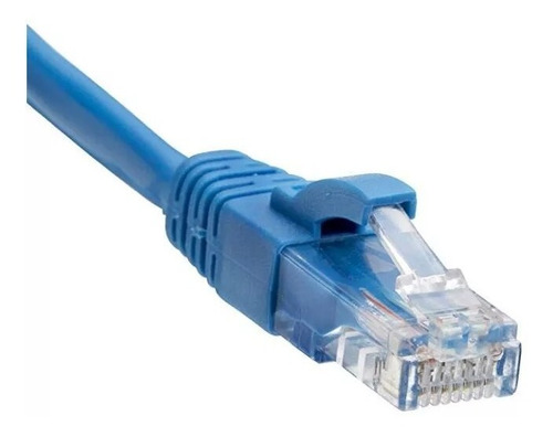 Cable De Red 3 Metros Utp 5e Patch Cord Ethernet Azul