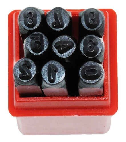 Numeros Para Marcar A Golpe 5,5 Mm 9 Piezas Punzones