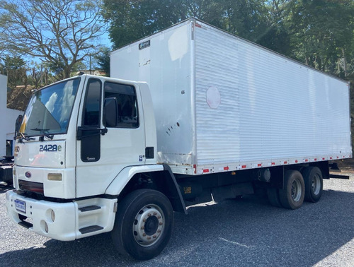 Ford Cargo 2428 6x2 Baú Fs Caminhoes