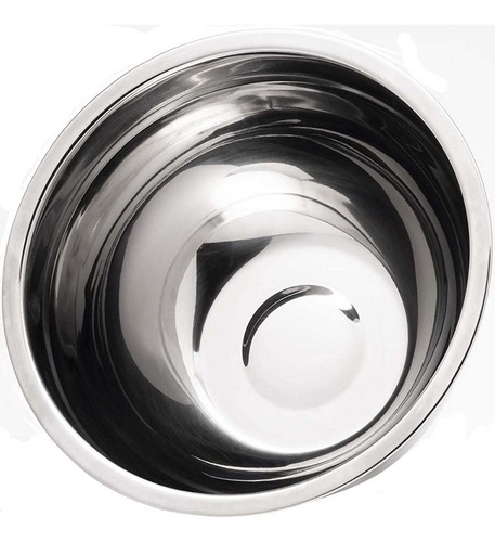 Tigela De Inox Bowl Multifuncional Resistente 750 Ml Cor Cinza