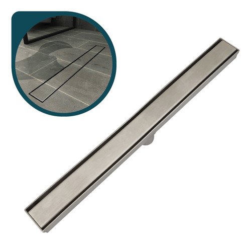 5 Ralo Linear Inox Invisivel Oculto 90 Cm Nao É Pvc Kit 5 Un
