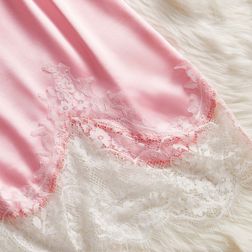 Pijama Corto K 1014 Con Estampado De Encaje Y Tirantes Para