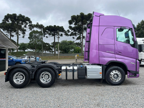 Volvo Fh 540 Roxa Globetrotter 6x4 2024 Pacote Ec Mola Fh540