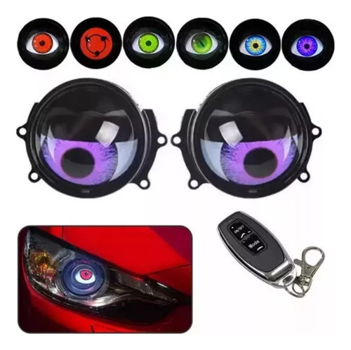 Lentes Led Devil Eye Evil Eye De 2 X 12 V En Modo Automático