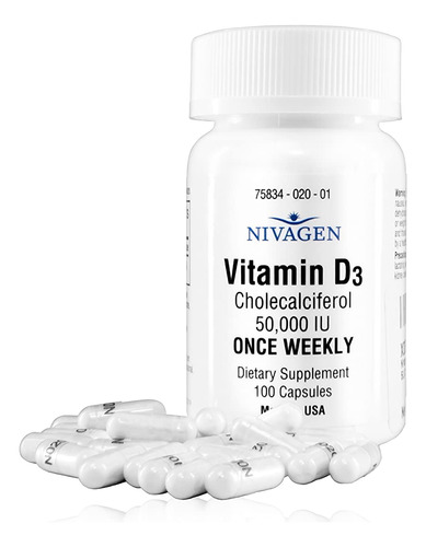 Vitamina D3 50000 Ui (100).