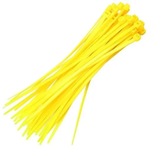 comprar Abraçadeiras De Nylon Amarela 100 Unidades 2,5mm X 200mm