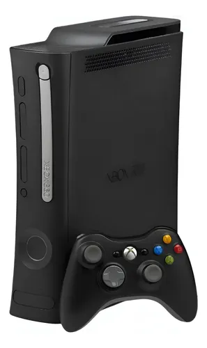 Microsoft Xbox 360 Fat Arcade Elite + 1 Controle + Jogos 110 Volts