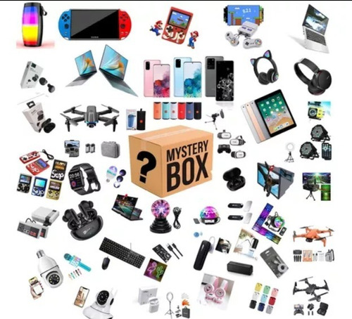 Mystery Box De 5 A 8 Artículos Electrónica  Envió Gratis